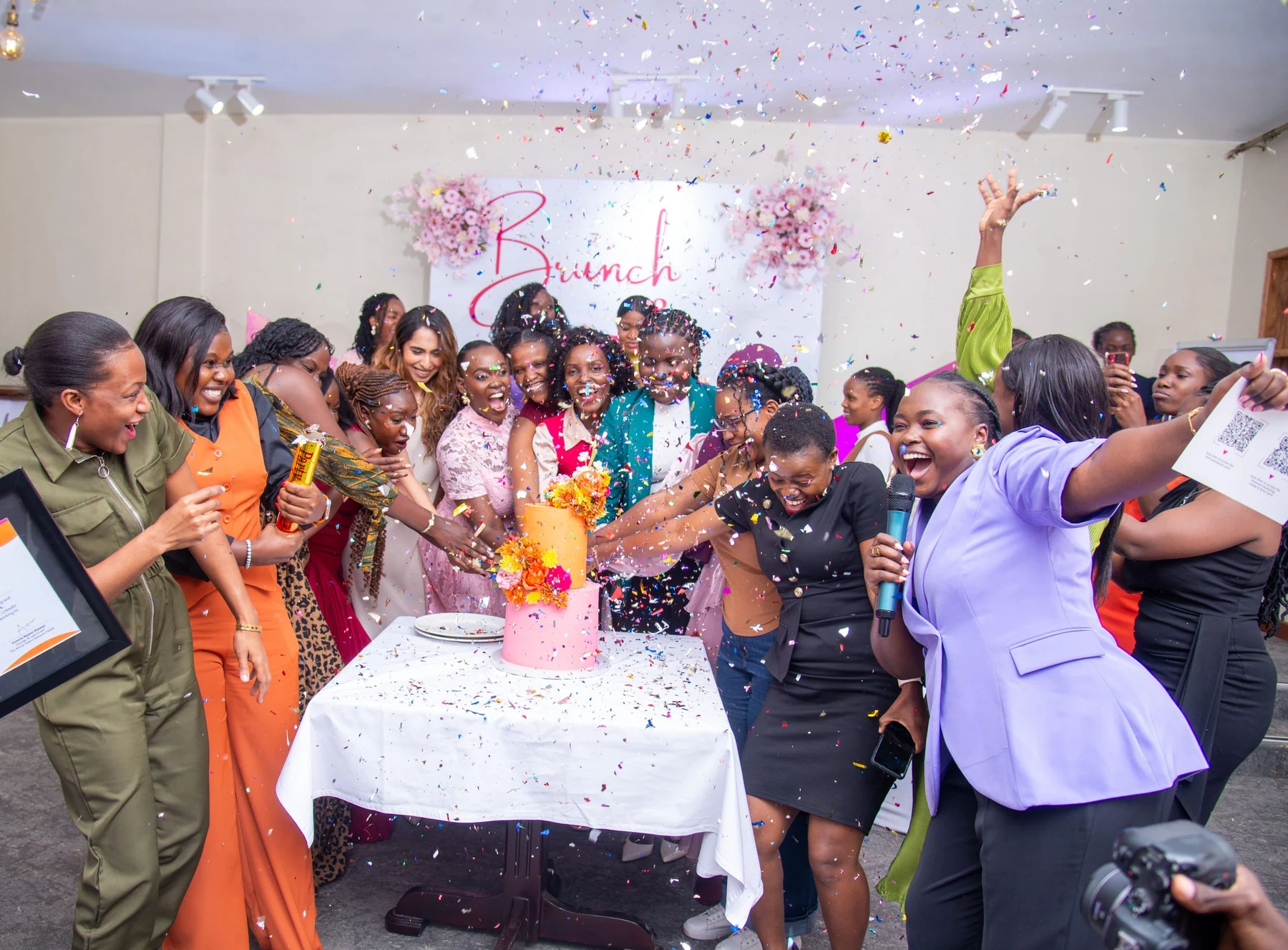 Women at a TASN community gathering
