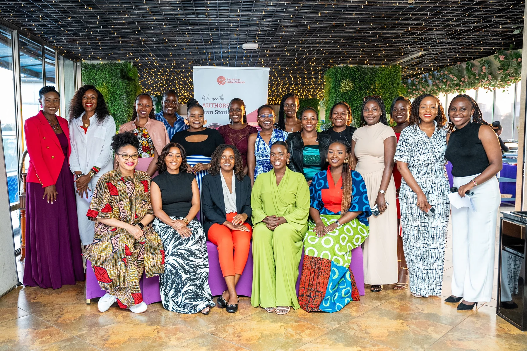 Women attending a real African Sisters Network community gathering