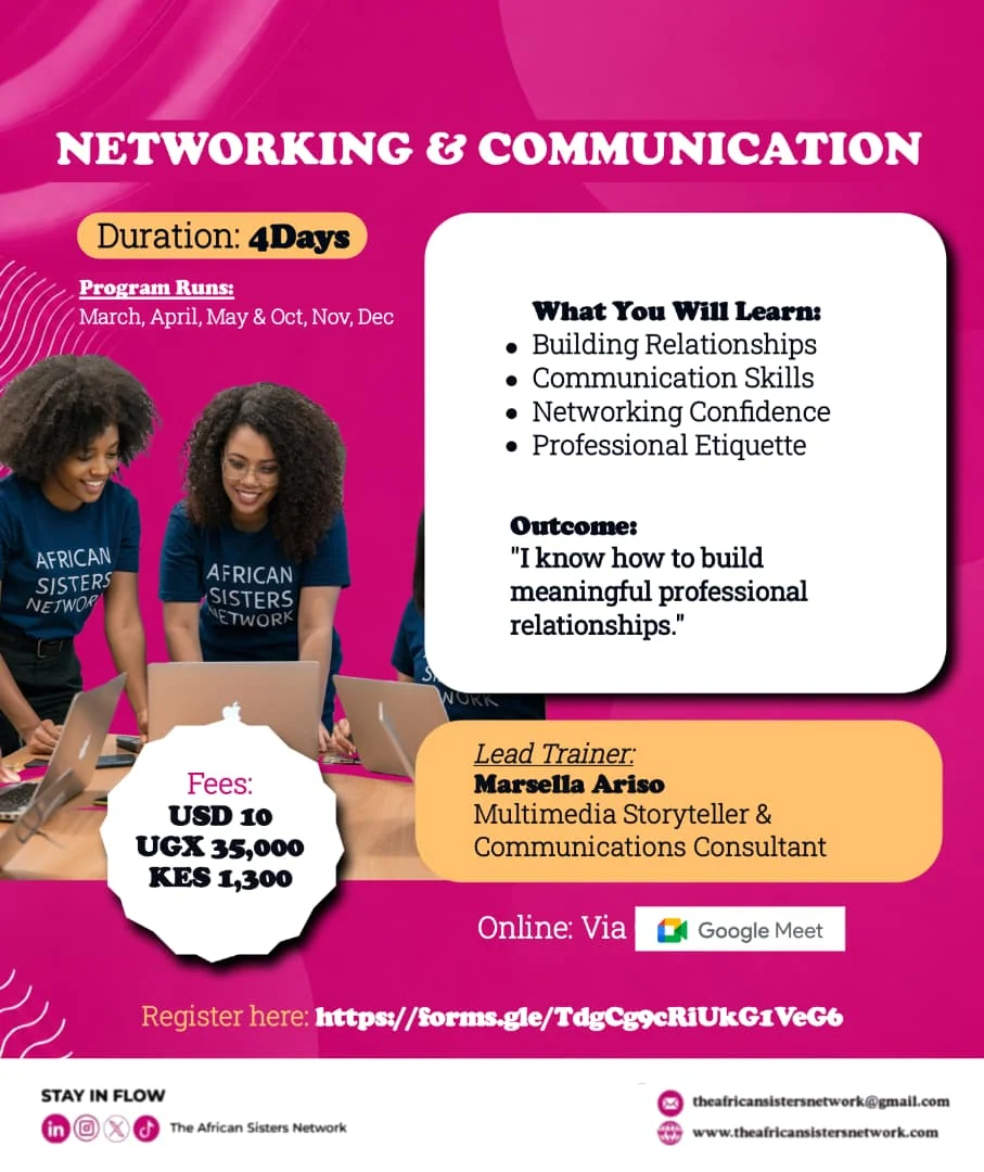 Original TASN course poster for Networking & Communication